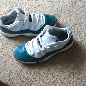 Lowtop Jordan 11's snake skin